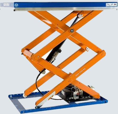 Scissor Lift Table, Color : Yellow