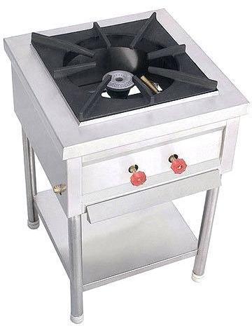 Braham Arpan Stainless Steel Stock Pot Stove, Color : Silver