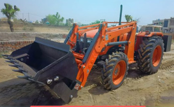 Tractor Backhoe Loader, Color : Yellow, Green