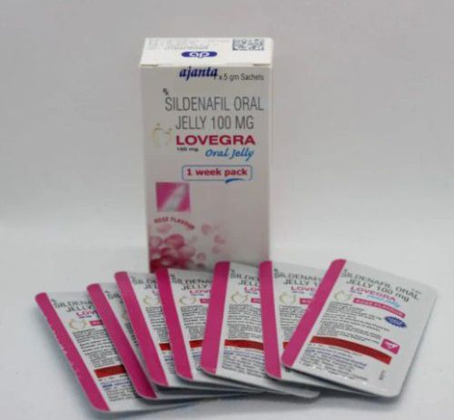 Lovegra Oral Jelly, Packaging Type : Pouch