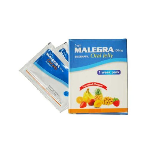 Malegra 100mg Oral Jelly, Packaging Type : Pouch