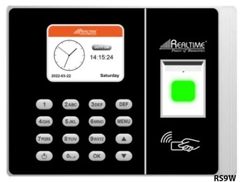 Realtime RS9W Biometric Attendance Machine, For Security Purpose, Feature : Accuracy, Less Power Consumption