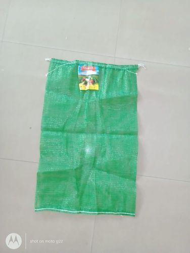 Plain Polypropylene Leno Bag, Color : Green