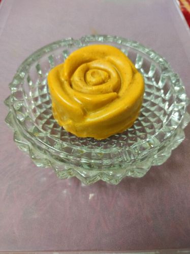 Solid 100gm All Natural Ubtan Soap, For Bathing, Skin Care, Shape : Round