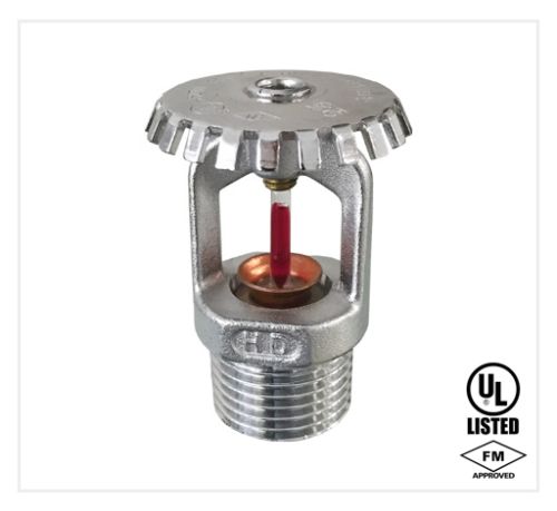 Upright Sprinklers, Feature : Durable, Hard Structure, Less Maintenance