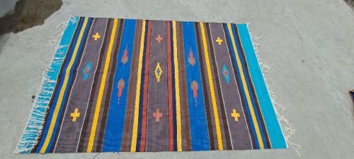 Handloom Killiam Cotton Rugs, For Homes, Offices, Size : 4x6