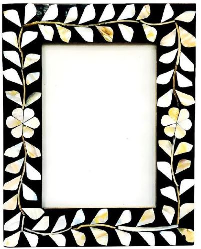 Handmade Bone Inlay Photo Frames, For Stylish Look, Elegant Design, Colorful, Packaging Type : Carton Box