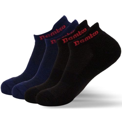 Plain BUNAAYI-Bamboo Collar Socks, Size : FREE