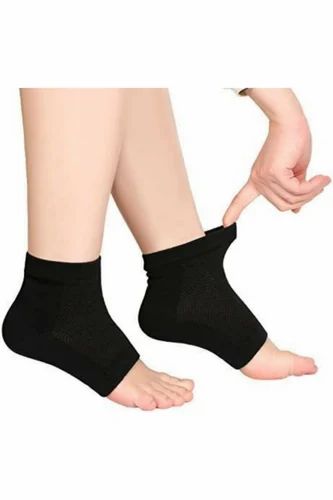 Cotton Heel Supporter (RELAXATION), Color : Black/ MULTIPLE COLORS