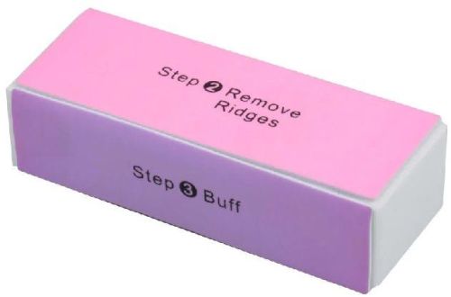 Nail Buffer Block, 4 Way Nail Art Shiner 4 Step Buffing