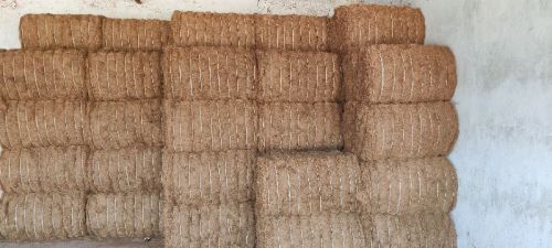 Black Coir Fibre Bale, For Industrial, Bedding, Packaging Type : Loose