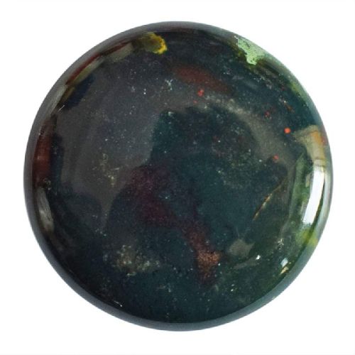 Polished Round Natural Blood Gemstone, Color : Green