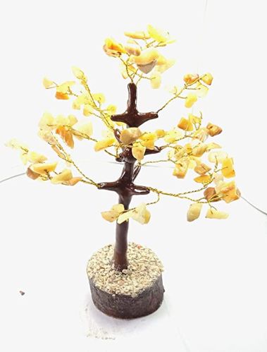 Yellow Jasper 100 Beads Stone Tree