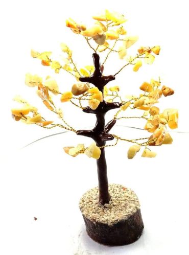 Yellow Jasper 50 Beads Stone Tree