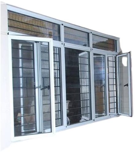 Swagat Door Swing Aluminum Alloy Eco 5000 Casement Window, Opening Pattern : Horizontal