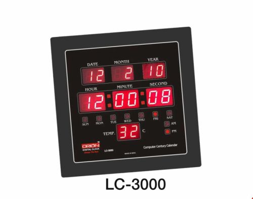 ELECTRIC Polished PLASTICK Digital Clocks, Feature : Elegant Attraction