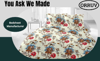 Cotton Orruv Designer Bedsheet