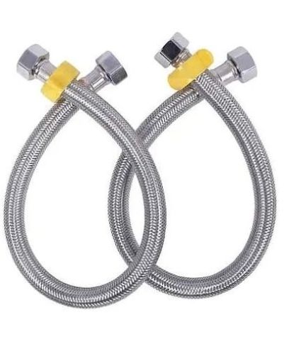 Round Stainless Steel Heavy Duty Hose, Color : Silver