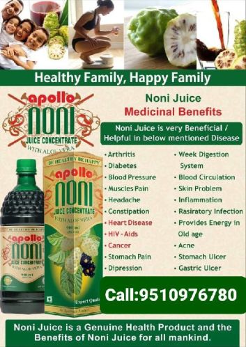 Apollononi Liquid Apollo Noni Health Drink, Packaging Type : Bottle