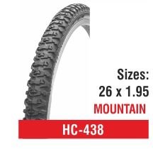 Rubber HC-438 Bicycle Tyres, Size : 26x1.95