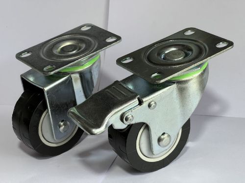 Heavy Duty PU Caster Wheel, For Tables, Industrial Application, Load Capacity : 500 Kg