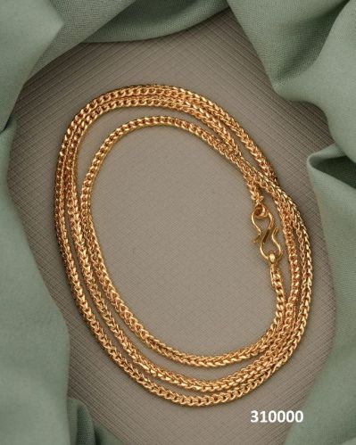 Gold Plated Plain Chain, Gender : Female