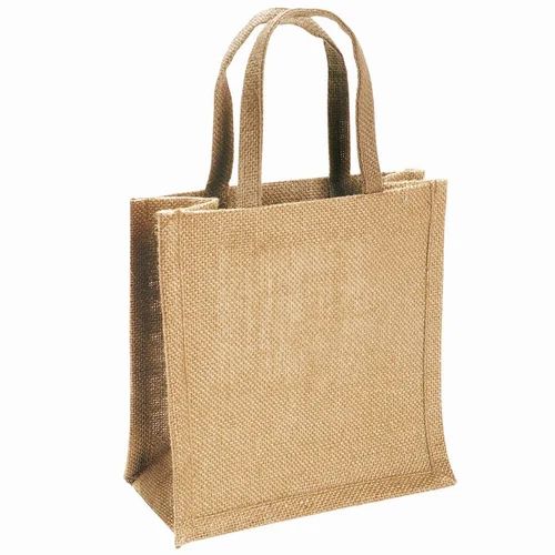 Square Plain Jute Bag, For Shopping, Technics : Machine Made