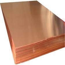 Rectangular 10x10inch Copper Sheet, For Industrial, Kitchen Equipments, Electricals, Grade : ASTM