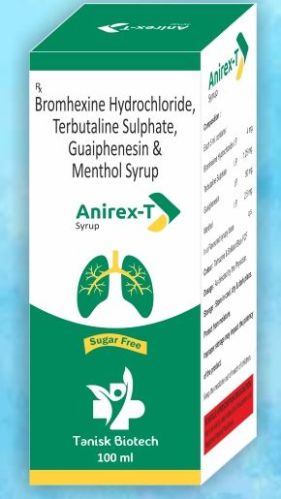 Ambroxol Terbutaline Guiphensin Menthol Syrup, Plastic Type : Plastic Bottles