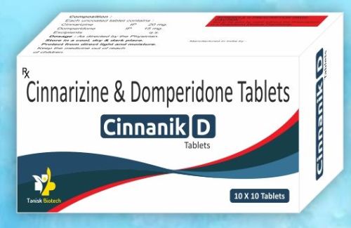 Cinnarazine Domperidone Tablet, For Hospital