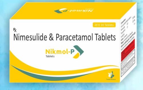 Nimesulide Paracetamol Tablets 99.99%