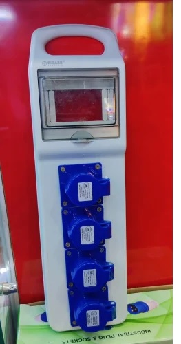 Industrial Plug And Socket Distribution Box, Feature : 4 Times Stronger, Easy To Use, Good Quality