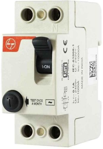 L&T Exora 25A 30mA 2 Pole RCCB, BG202503