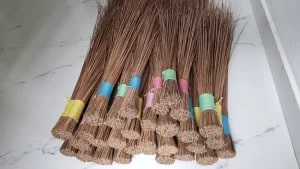 Coconut Stick Brooms, For Cleaning, Pattern : Plain