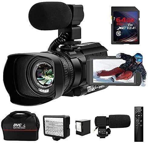 Digital Youtube Vlogging Camera Hd 1080p 24mp Video Camcorder