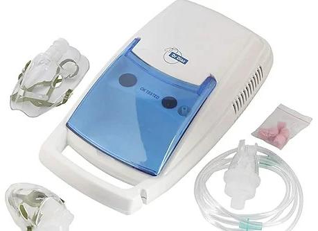 Dr Diaz Nebulizer Excel With Child and Adult Mask (HD1063, White and Blue)