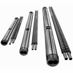 PVC Plant Twin Screw Barrel, For Fittings Use, Feature : Durable, Fine Finished