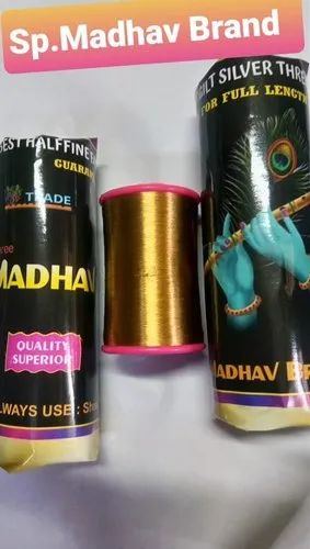 30 Denier Polyester Golden Sp Madhav Gold Imitation Zari