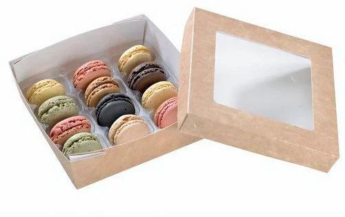 Square Paper Plain Cookies Boxes, For Food Packaging, Size : 7x4.5x2, 7x2.25x2, 25x16.5x4, 20x12.5x4