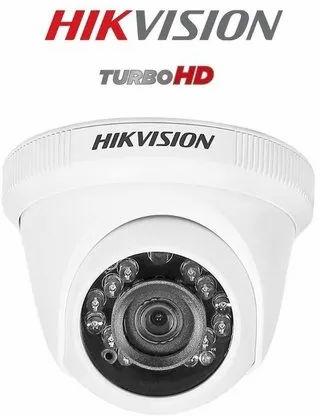 Electric Hikvision CCTV Camera, For Bank, College, Hospital, Restaurant, School, Station, Color : White