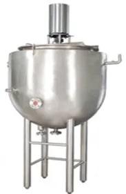 Stainless Steel Steam Operated Ghee Boiler, For Industrial, Certification : ISI Certified