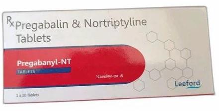 Pregabanyl NT Pregabalin Nortriptyline Tablets