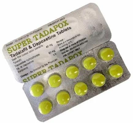 Round Super Tadapox Tablets, Packaging Type : Box