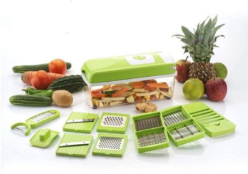 Green Plastic Kitchen Chopper