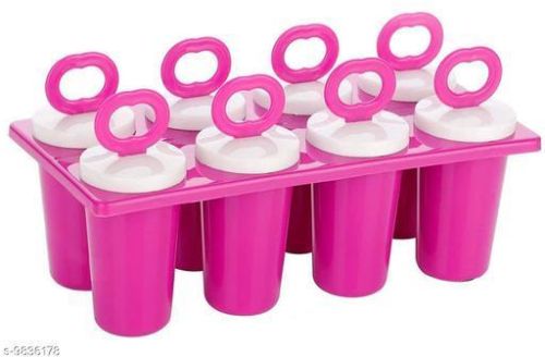 8 Pcs Plastic Ice Candy Maker