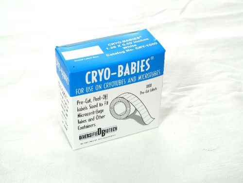 Diversified Biotech 32.5x12.7mm Cryo Babies, Color : White