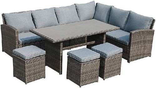 Rattan Outdoor Sofa Set, Seating Capacity : 10