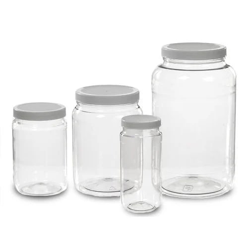 Polished Plain PET Jars, Capacity : 250ml To 5000ml