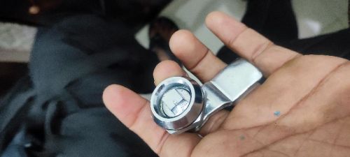 Polished Metal Panel Lock Heavy Square, Color : Golden, Silver