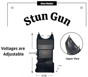 Plastic Stun Gun Regular 5inch, 6inch, Packaging Type : Black